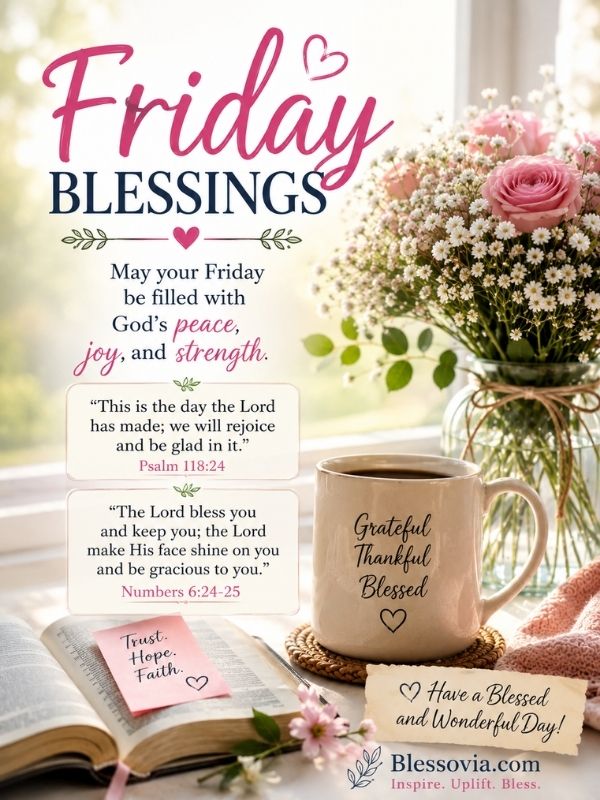 Friday Blessings Images Bible Verses