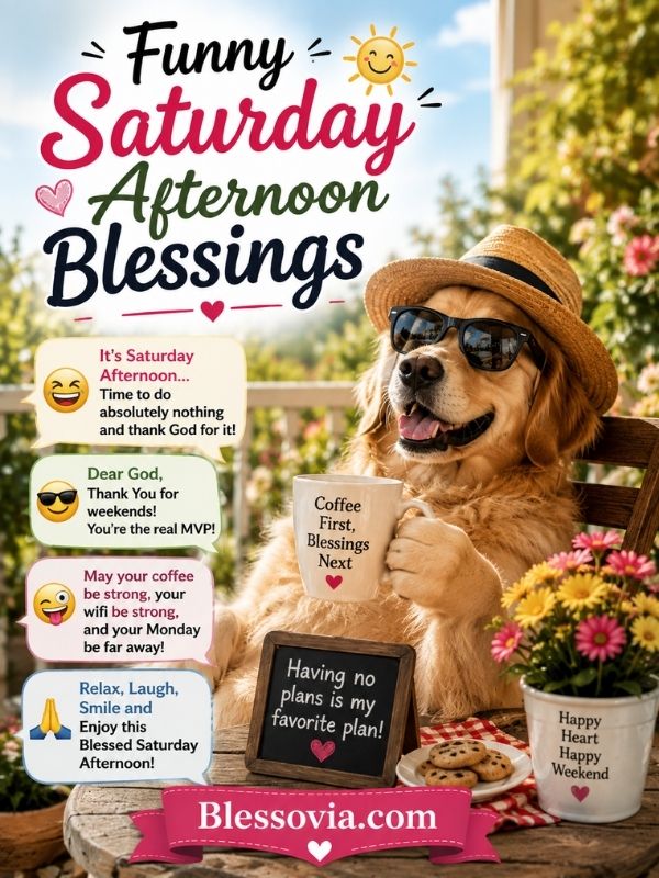 Funny Saturday Afternoon Blessings