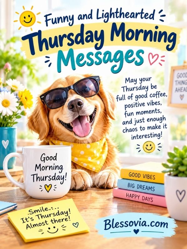 Funny and Lighthearted Thursday Morning Messages