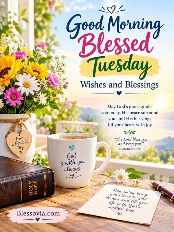 Good Morning Blessed Tuesday Wishes and Blessings