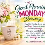 Good Morning Monday Blessings