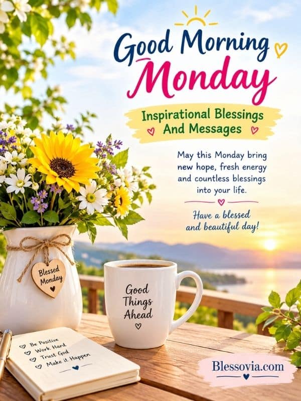 Good Morning Monday Inspirational Blessings And Messages