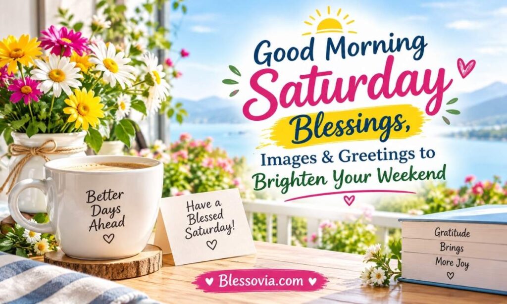 Good Morning Saturday Blessings, Images & Greetings to Brighten Your Weekend