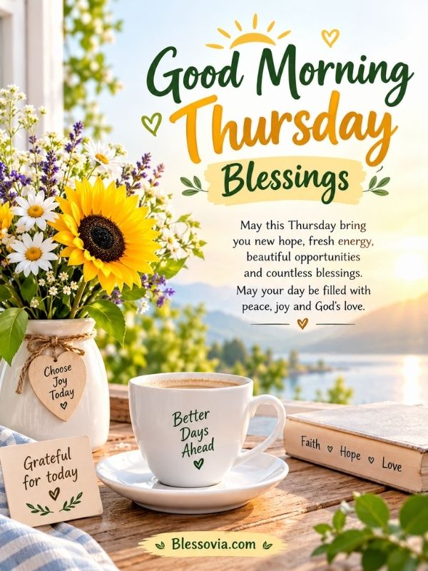 Good Morning Thursday Blessings Images