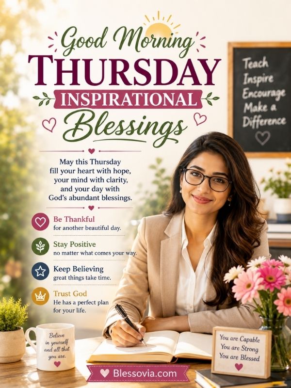 Good Morning Thursday Inspirational Blessings