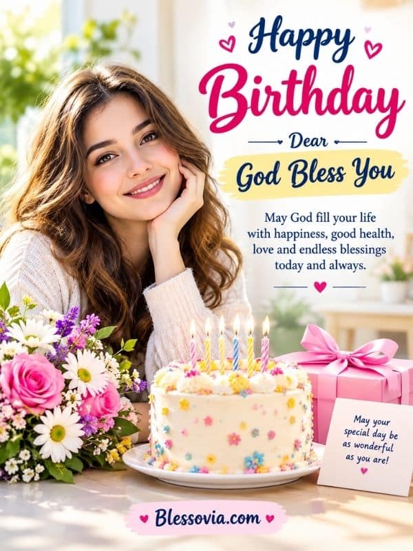 Happy Birthday Dear God Bless You