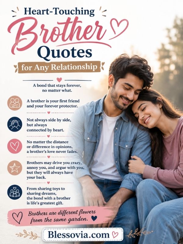 Heart-Touching Brother Quotes for Any Relationship