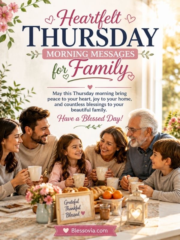 Heartfelt Thursday Morning Messages for Family