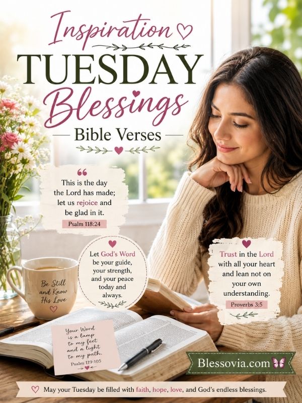 Inspiration Tuesday Blessings Bible Verses
