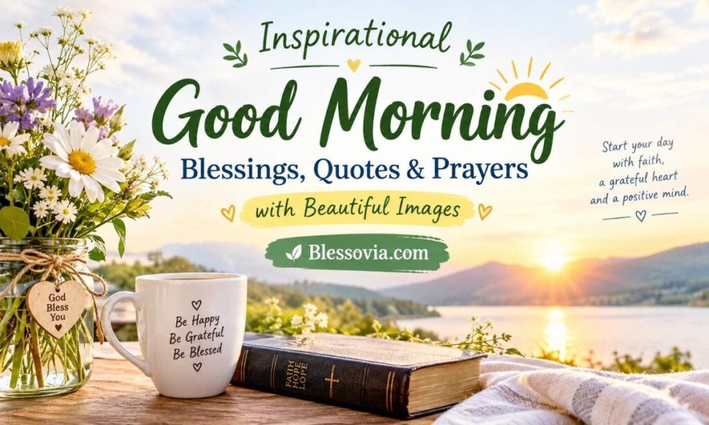 _Inspirational Good Morning Blessings, Quotes & Prayers with Beautiful Images