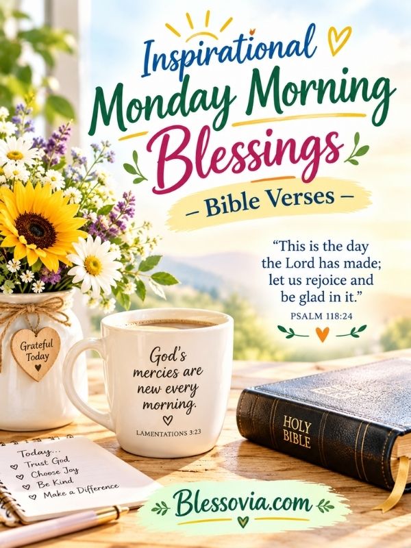 Inspirational Monday Morning Blessings – Bible Verses