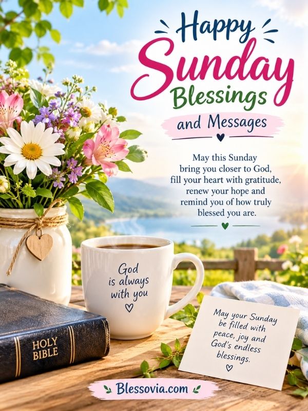 Inspirational Sunday Blessing and Messages