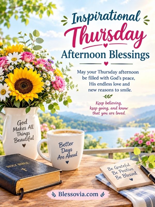 Inspirational Thursday Afternoon Blessings