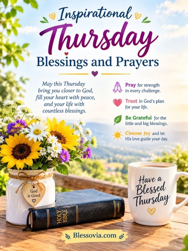 Inspirational Thursday Blessings and Prayers