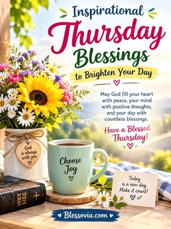 Inspirational Thursday Blessings to Brighten Your Day