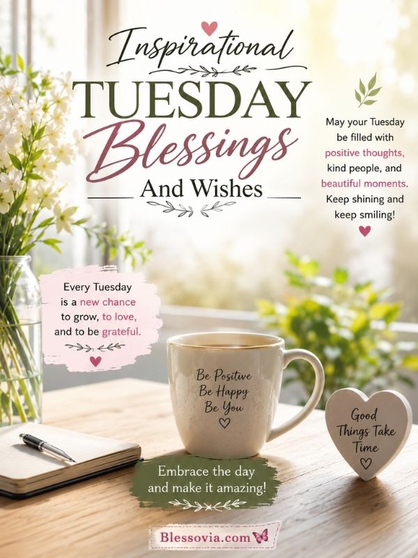 Inspirational Tuesday Blessings And Wishes