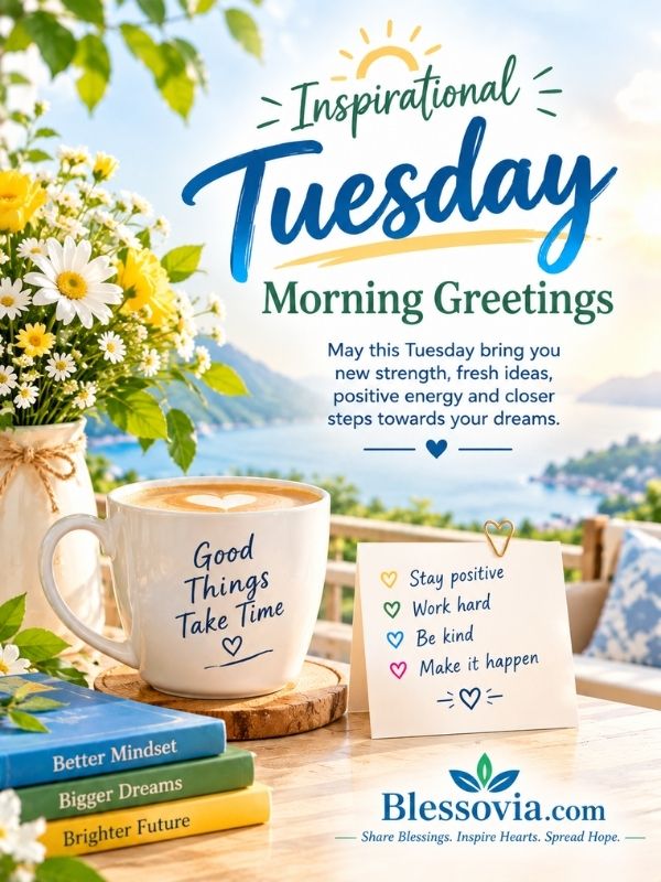 Inspirational Tuesday Morning Greetings
