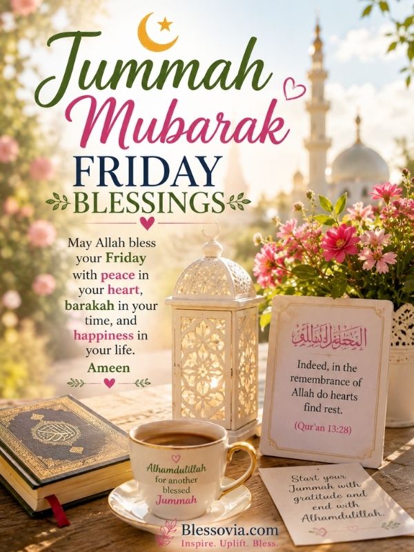 Jummah Mubarak Friday Blessings