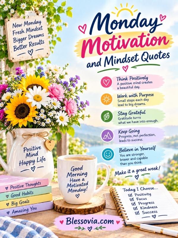 Monday Motivation and Mindset Quotes