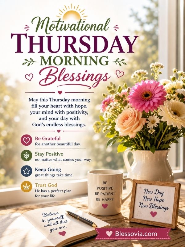 Motivational Thursday Morning Blessings