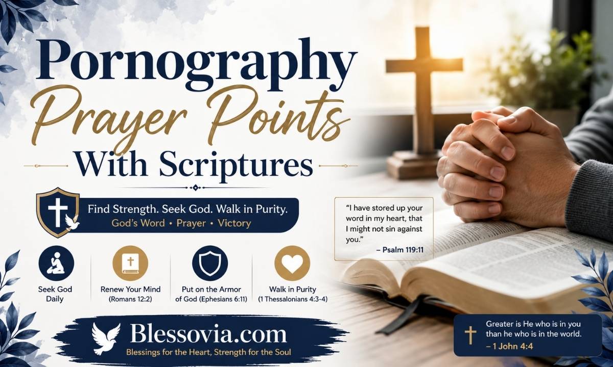 Pornography Prayer Points With Scriptures
