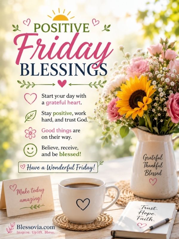Positive Friday Blessings Images