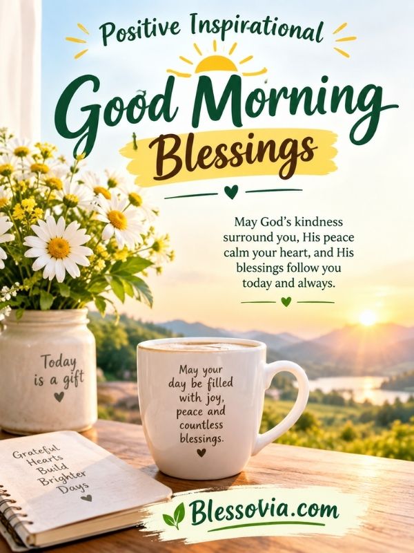 Positive Inspirational Good Morning Blessings