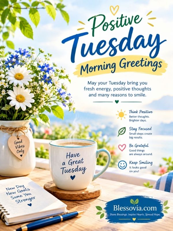 Positive Tuesday Morning Greetings