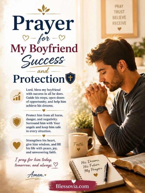 Prayer for My Boyfriend Success and Protection