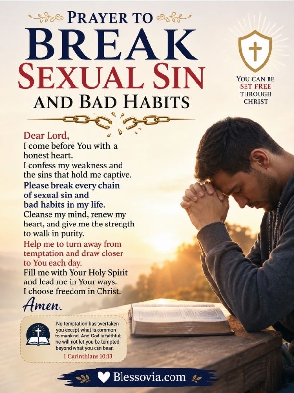 Prayer to Break Sexual Sin and Bad Habits
