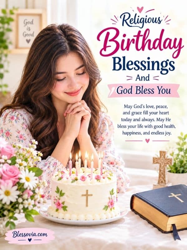 Religious Birthday Blessings And God Bless You