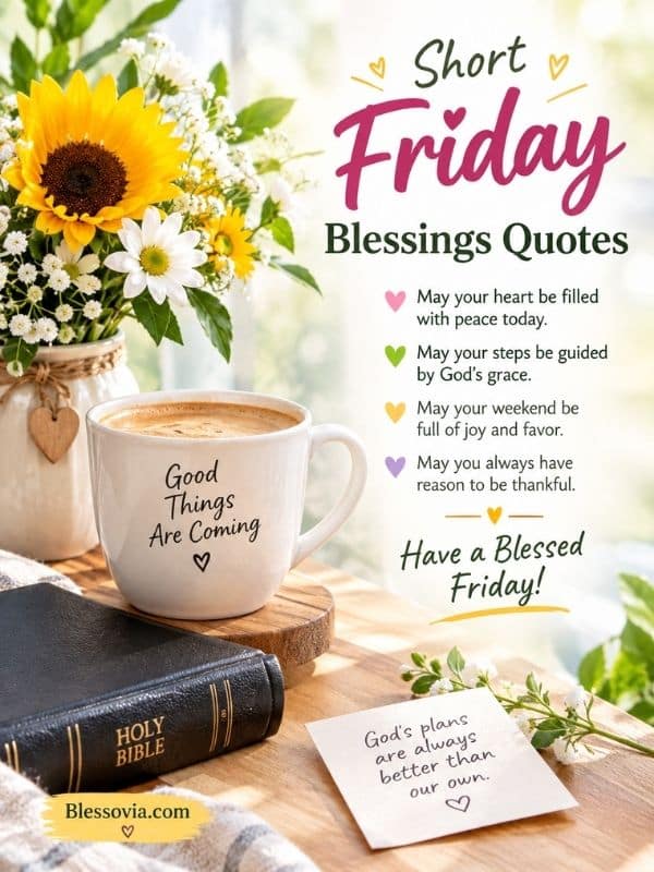 Short Friday Blessings Quotes