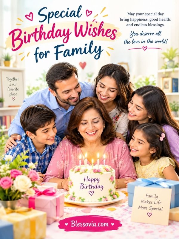 Special Birthday Wishes for Family