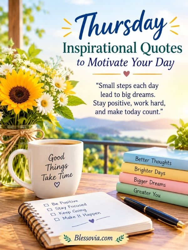 Thursday Blessings for Work and a Productive Day