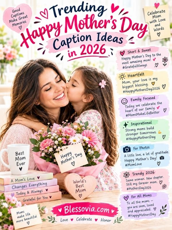 Trending Happy Mothers Day Caption Ideas in 2026