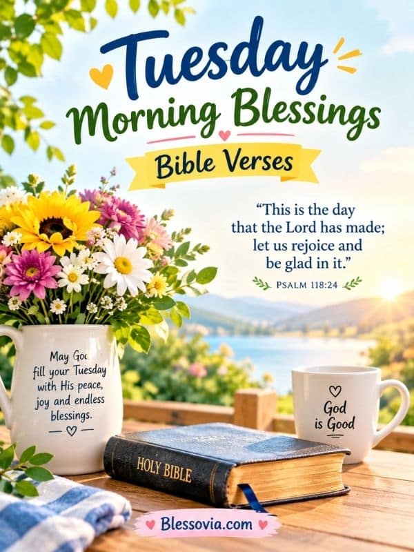 Tuesday Morning Blessings Bible Verses