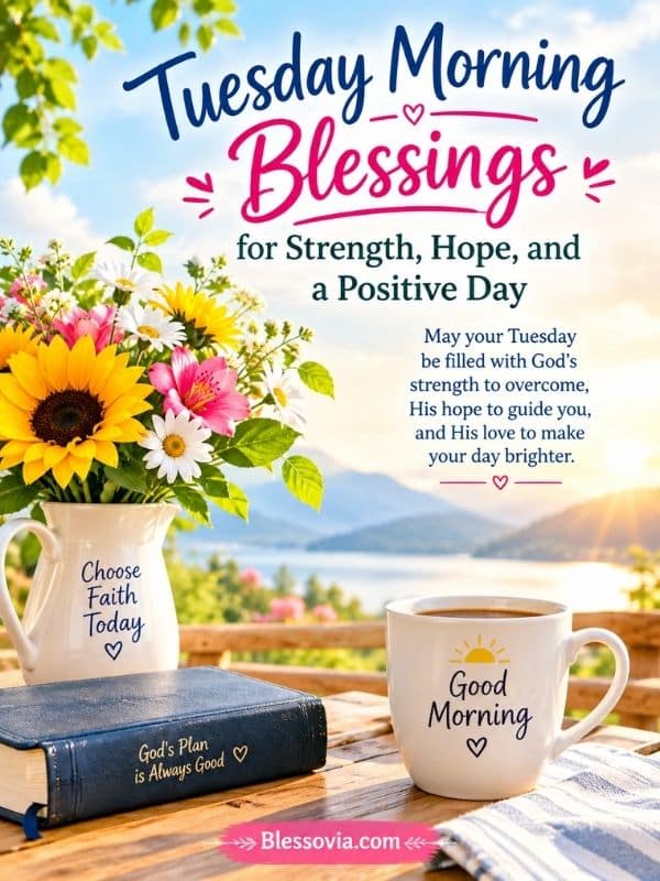 Tuesday Morning Blessings for Strength, Hope, and a Positive Day