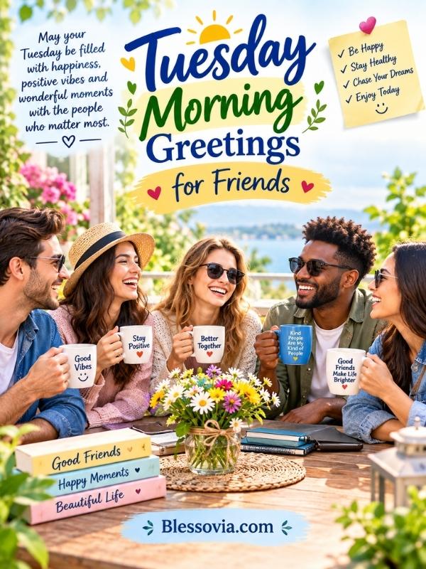 Tuesday Morning Greetings for Friends