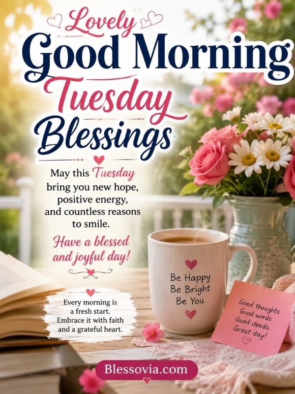 Lovely Good Morning Tuesday Blessings