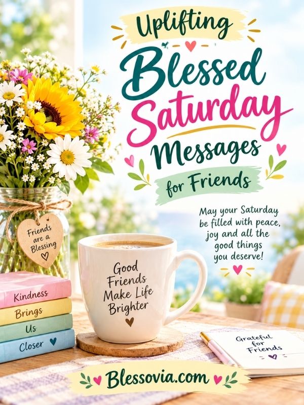 Uplifting Blessed Saturday Messages for Friends