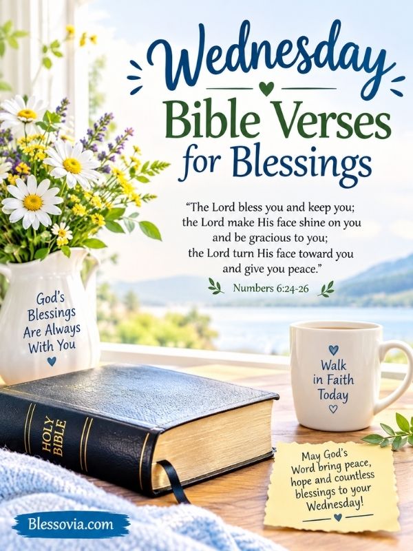 Wednesday Bible Verses for Blessings