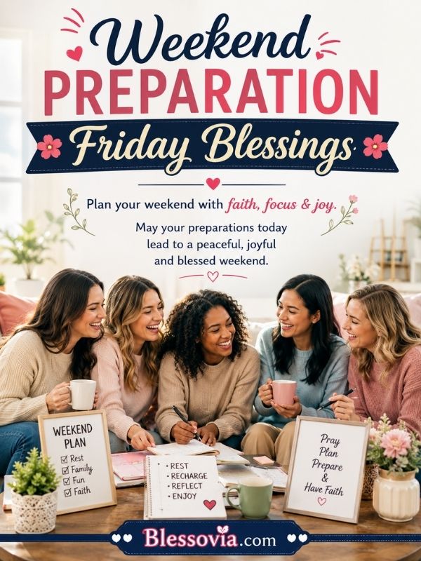 Weekend Preparation Friday Blessings Images