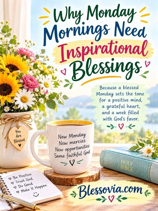 Why Monday Mornings Need Inspirational Blessings