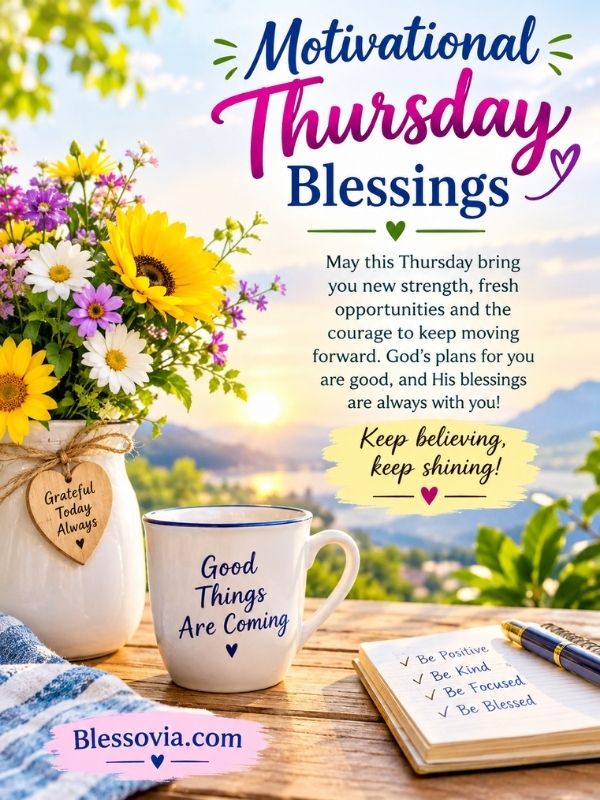 Motivational Thursday Blessings