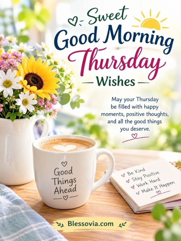 Sweet Good Morning Thursday Wishes
