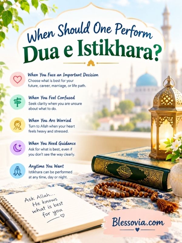 When Should One Perform Dua e Istikhara?